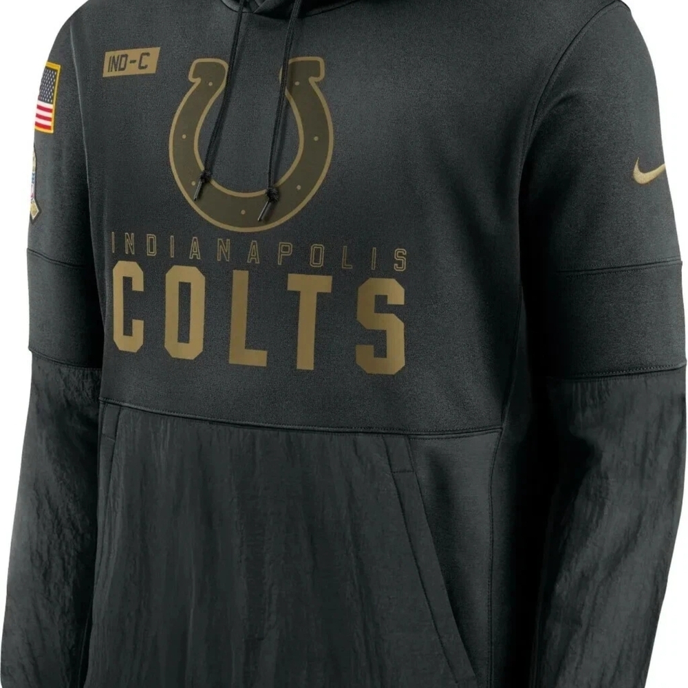 Nike Indianapolis Colts Salute the Service black and gold New without tags 3XL